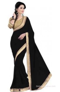 Prachi Silk Mills Self Design Bollywood Chiffon Sari